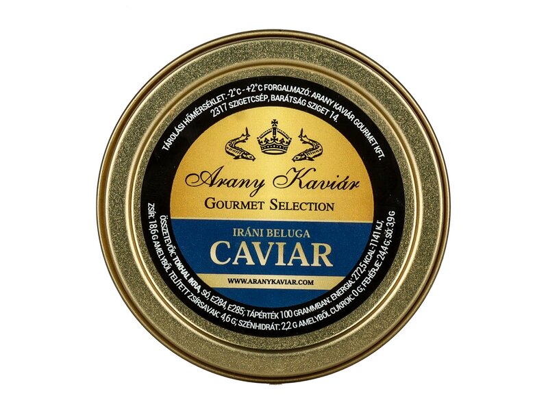 Arany Kaviár Gourmet Selection iráni Beluga kaviár 10g