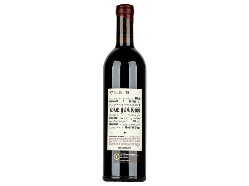 Sine Qua Non Ratsel Syrah 2016 0,75l