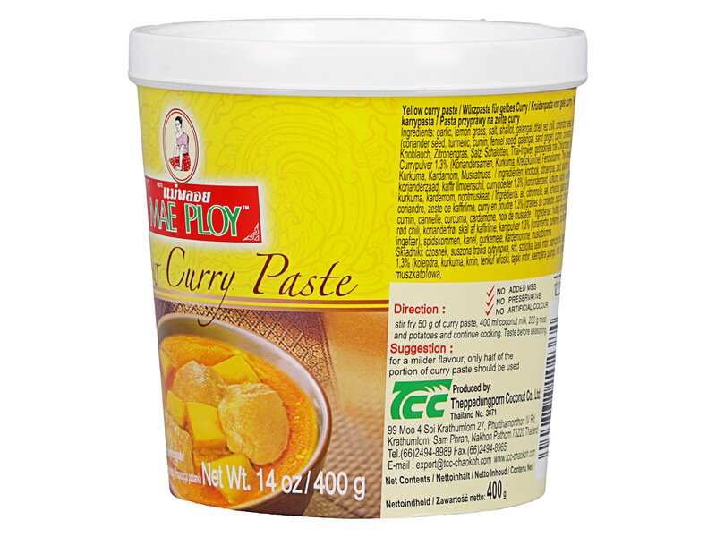 Mae Ploy yellow curry paste 400g