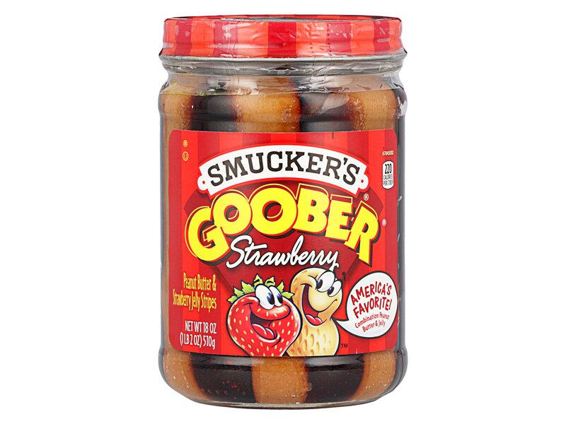 Smucker's Goober Peanut butter& strawberry jelly stripes 510g
