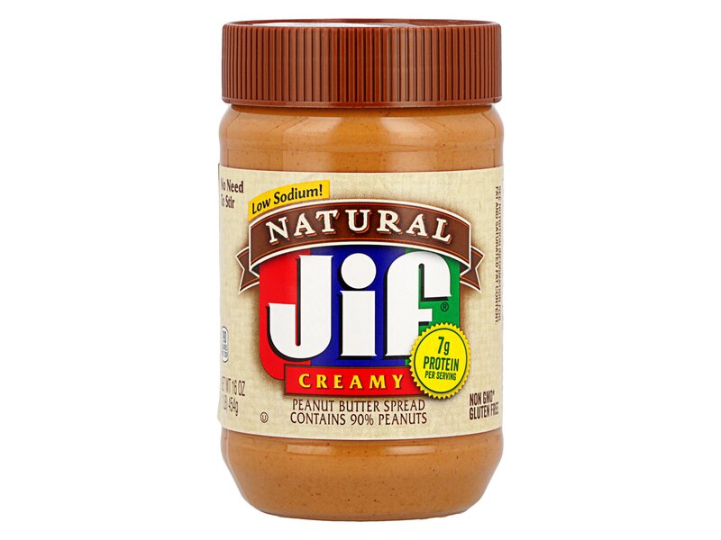 Jif Natural Creamy Peanut Butter 454g