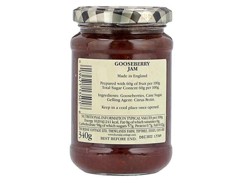 Thursday C. Gooseberry jam 340g