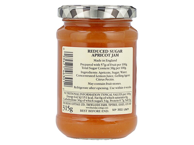 Thursday C. Red.Sugar Apricot jam 315g