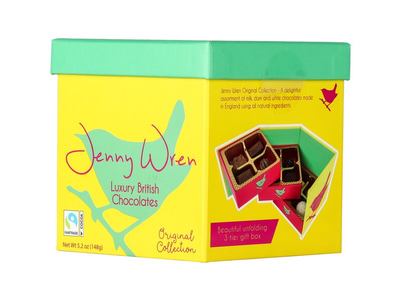 Jenny Wren Belgian Chocolates Box Original Collection 148g