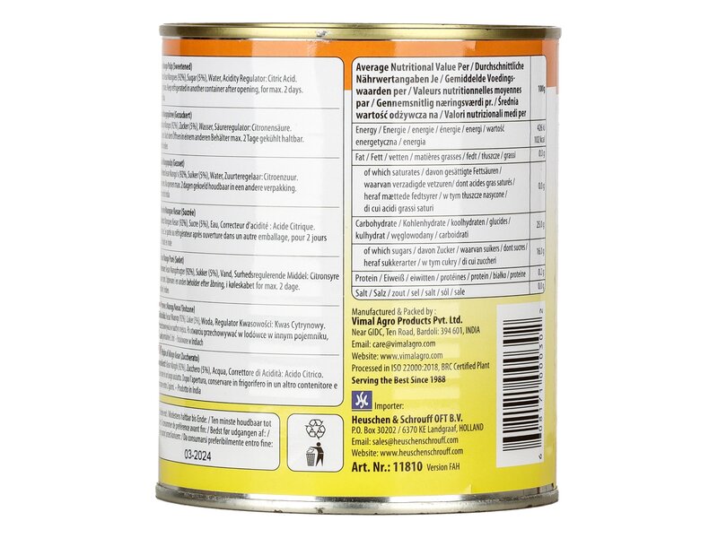 Swad Kesar Mango Pulp 850g