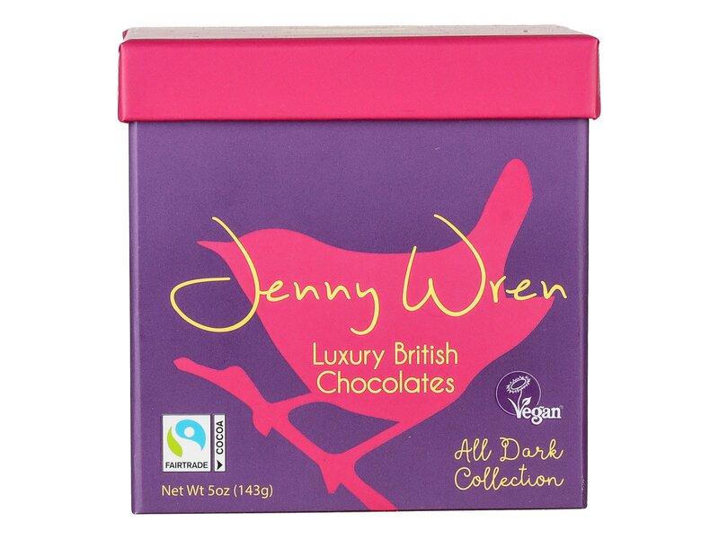 Jenny Wren Belgian Chocolates Box All Dark Collection 143g