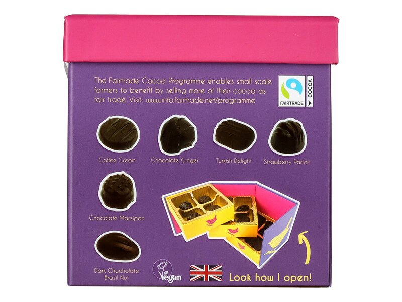 Jenny Wren Belgian Chocolates Box All Dark Collection 143g