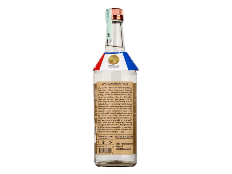 Titos gluténmentes vodka 0,7l