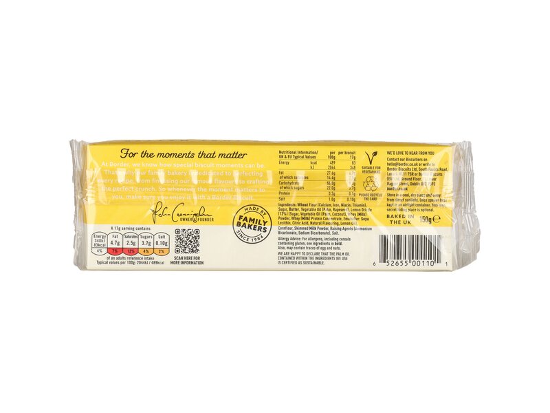 Border Biscuits lemon drizzle melts 150g