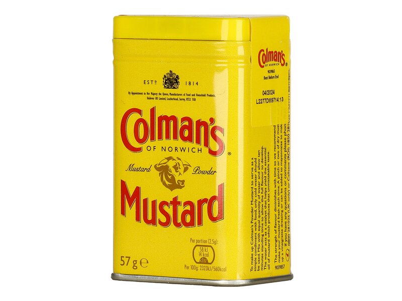 Colman's Mustár por fémdoboz 57g