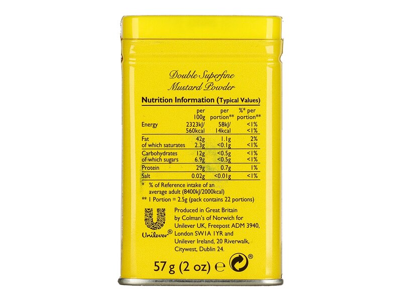 Colman's Mustár por fémdoboz 57g