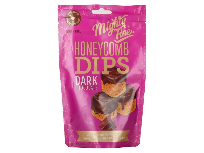 Mighty Fine Dark chocolate honeycomb dips 90g