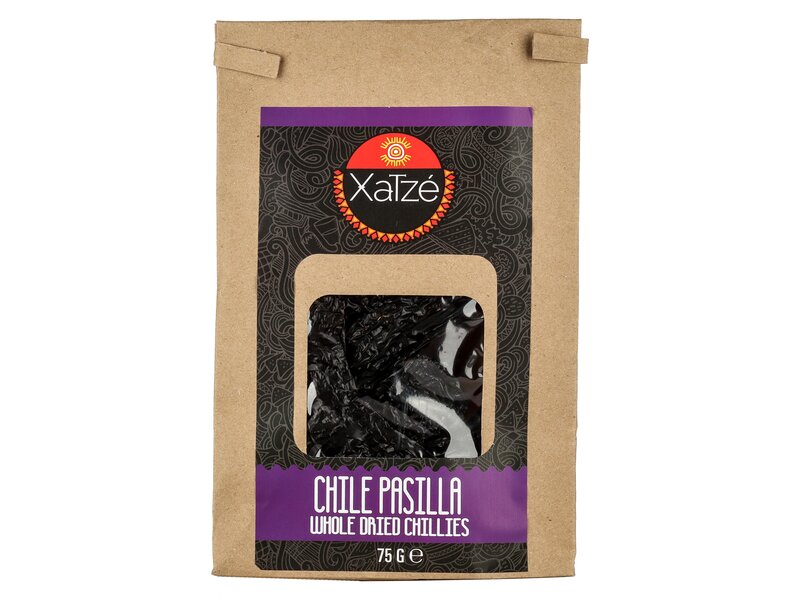 Xatzé szárított egész Pasilla chili 75g