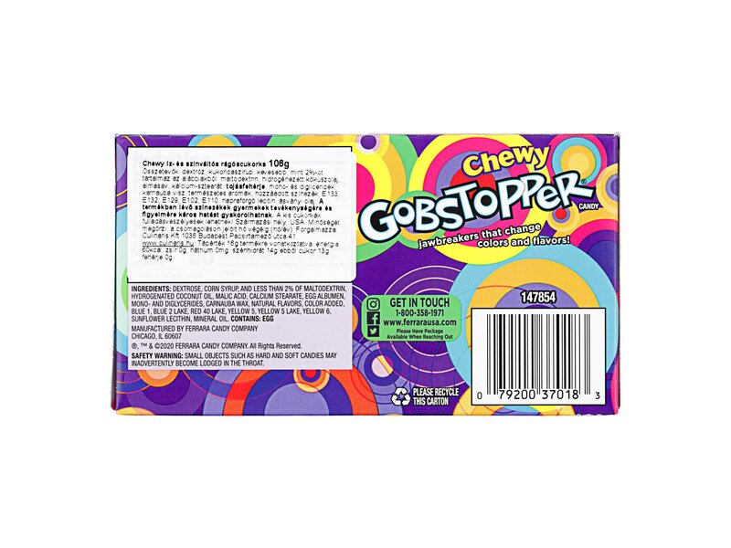 Gobstopper Chewy Candy 106g