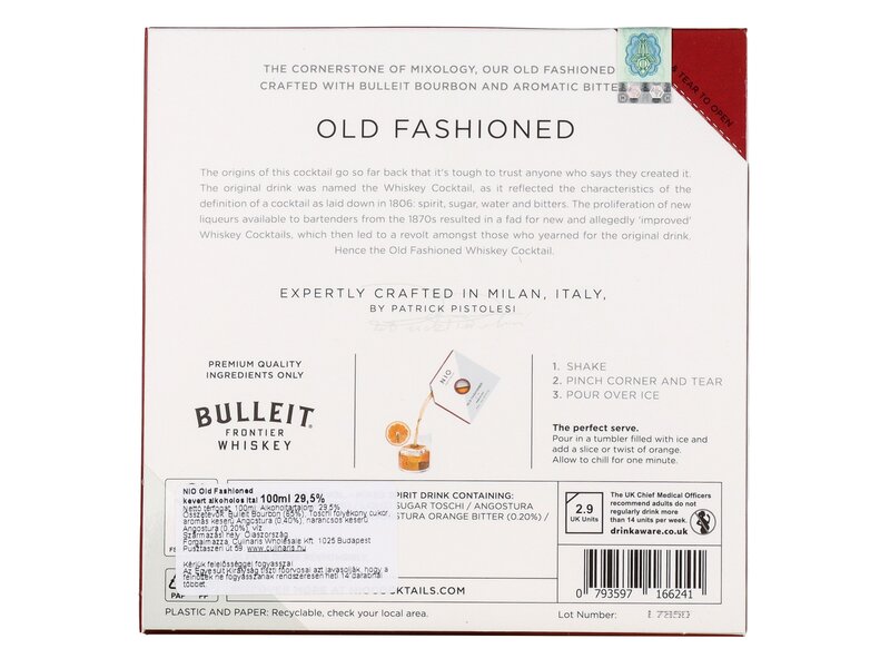 Nio Old Fashioned 0,1l