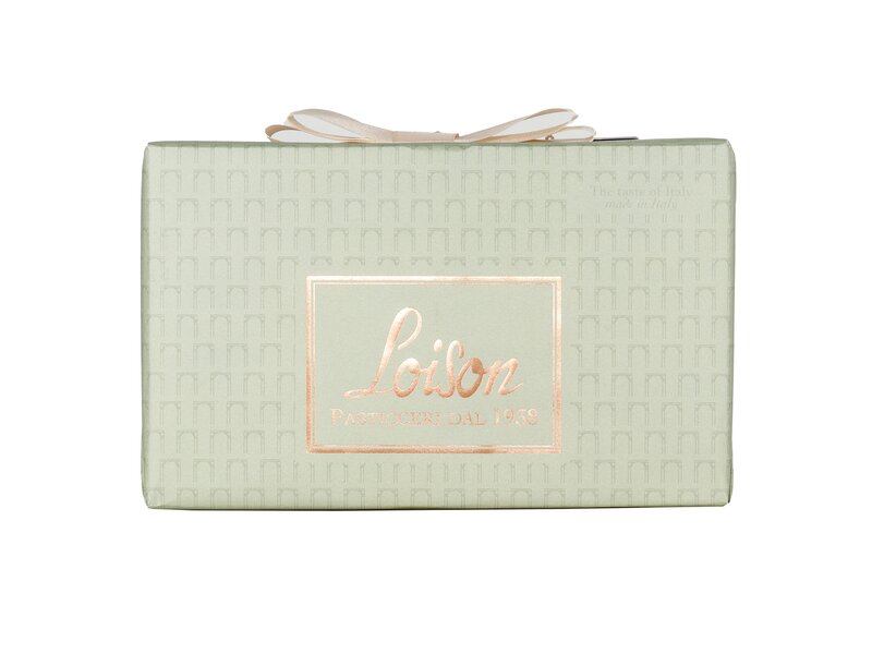 Loison Panettone Pistacchio Matcha olasz karácsonyi sütemény pisztáciával és matcha zöld teával 1000g