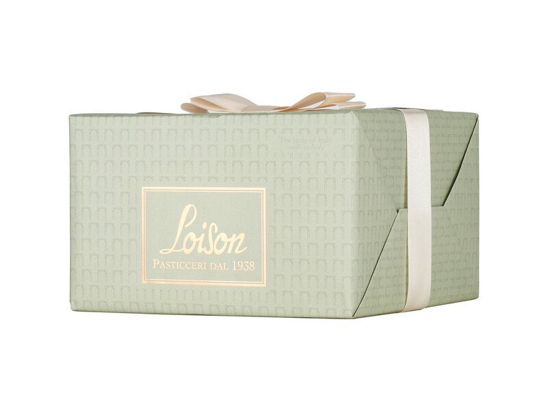 Loison Panettone Pistacchio Matcha olasz karácsonyi sütemény pisztáciával és matcha zöld teával 1000g