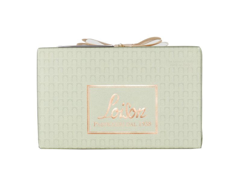 Loison Panettone Pistacchio Matcha olasz karácsonyi sütemény pisztáciával és matcha zöld teával 1000g