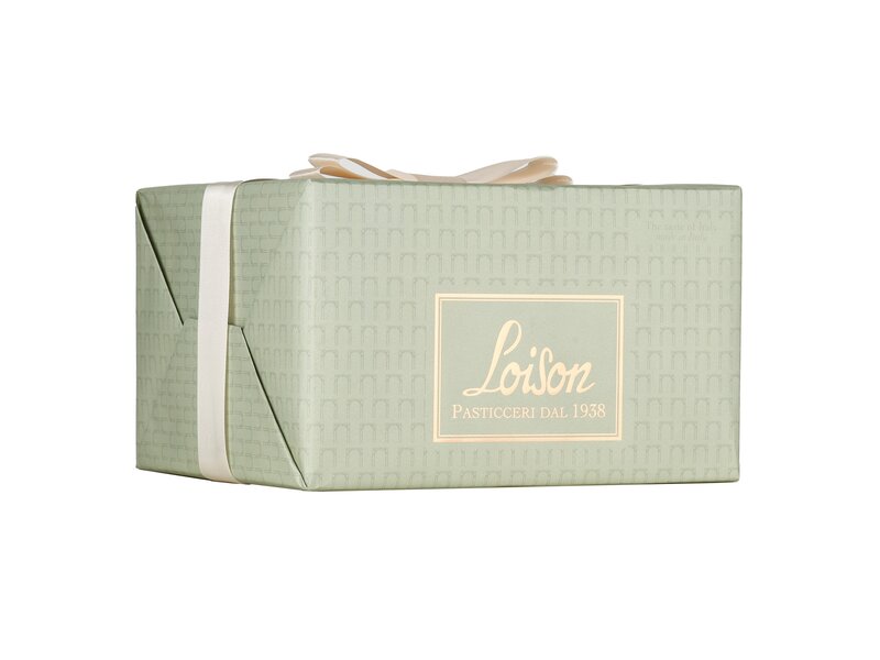 Loison Panettone Pistacchio Matcha olasz karácsonyi sütemény pisztáciával és matcha zöld teával 1000g