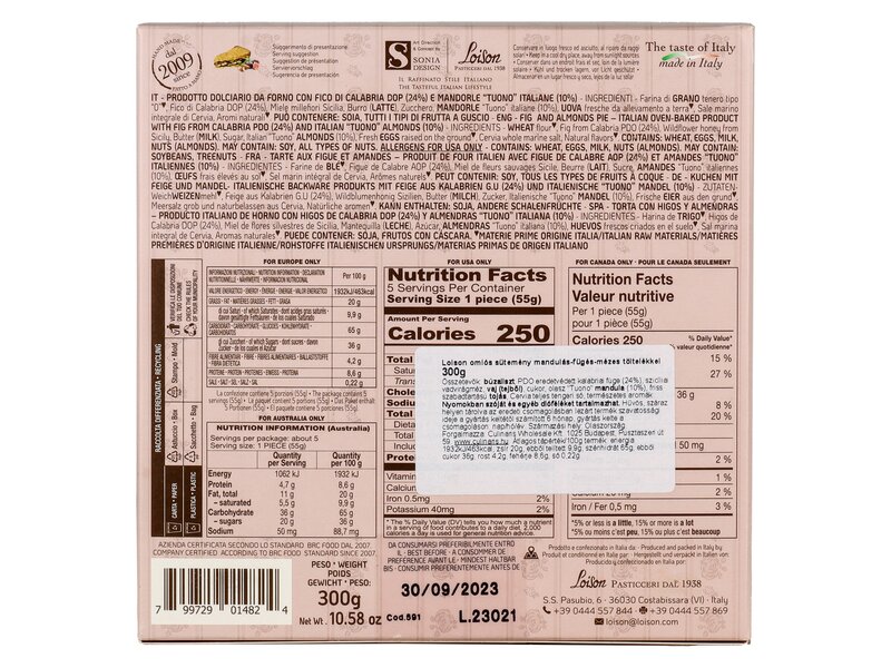 Loison Bonissima Fico Mandorla L591 300g