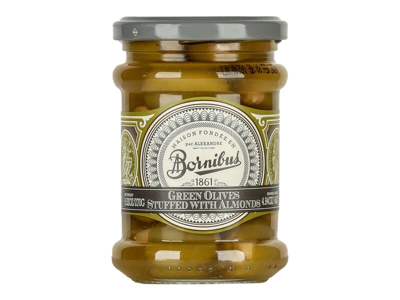 Bornibus Mandulával töltött zöld olívabogyó 270g
