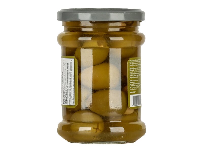 Bornibus Mandulával töltött zöld olívabogyó 270g