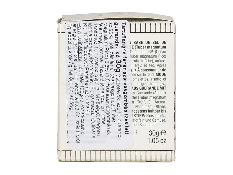 Tartuflanghe fehér szarvasgombás só (Tuber Magnatum Pico) 30g