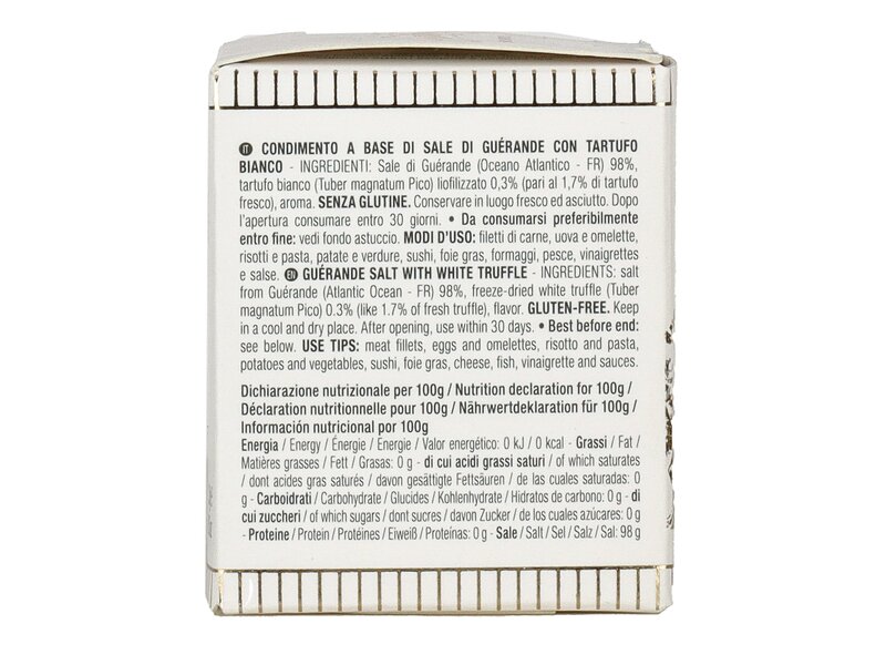 Tartuflanghe fehér szarvasgombás só (Tuber Magnatum Pico) 30g