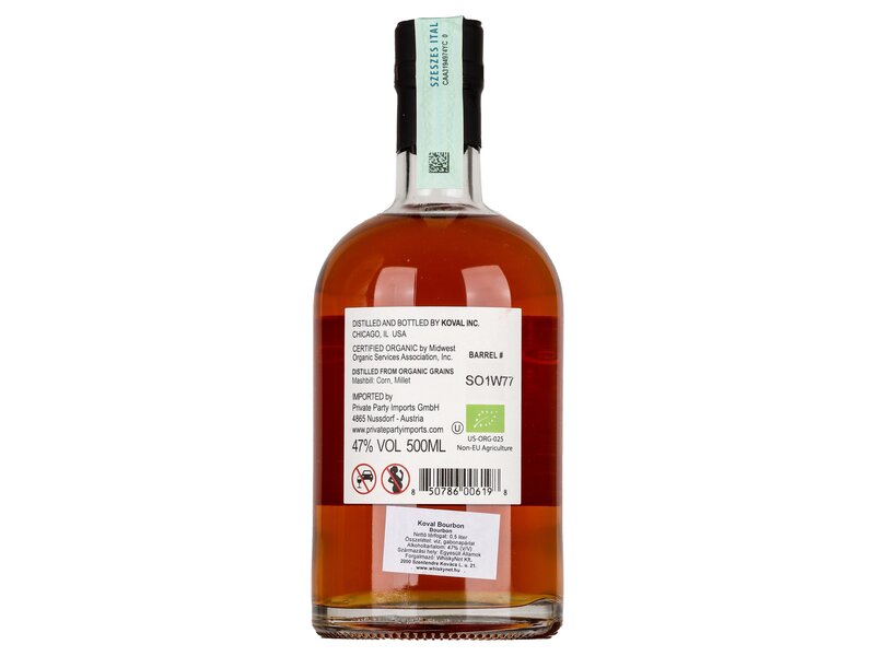 Koval Single Barrel Bourbon 0,5l