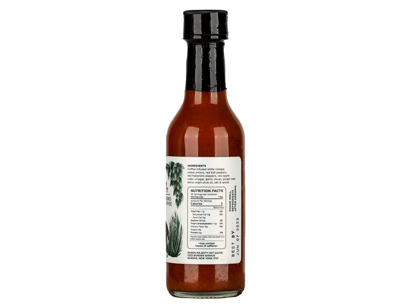Queen Majesty Red Habanero & Black Coffee Hot Sauce 147ml