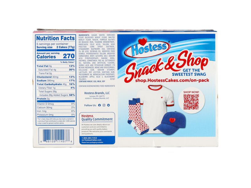 Hostess Mixed Berry Twinkies 385g