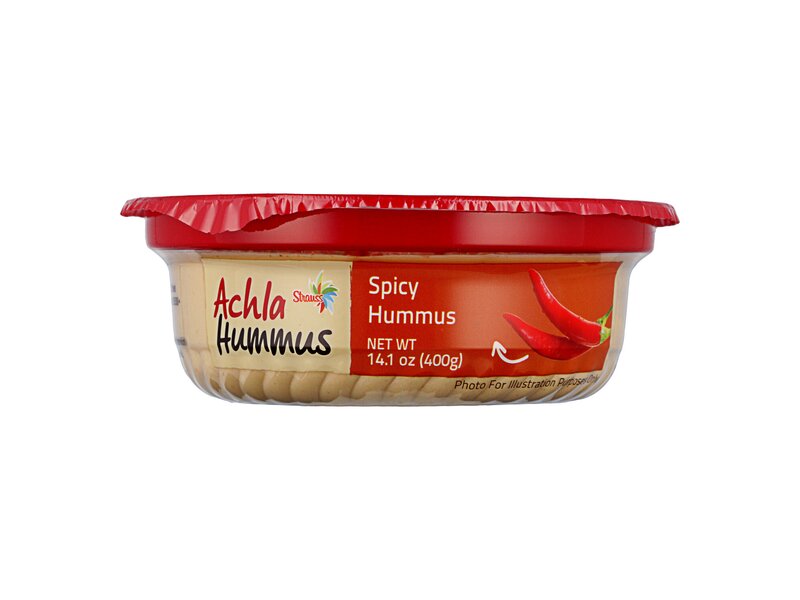 Strauss* hummus with hot peppers 400g