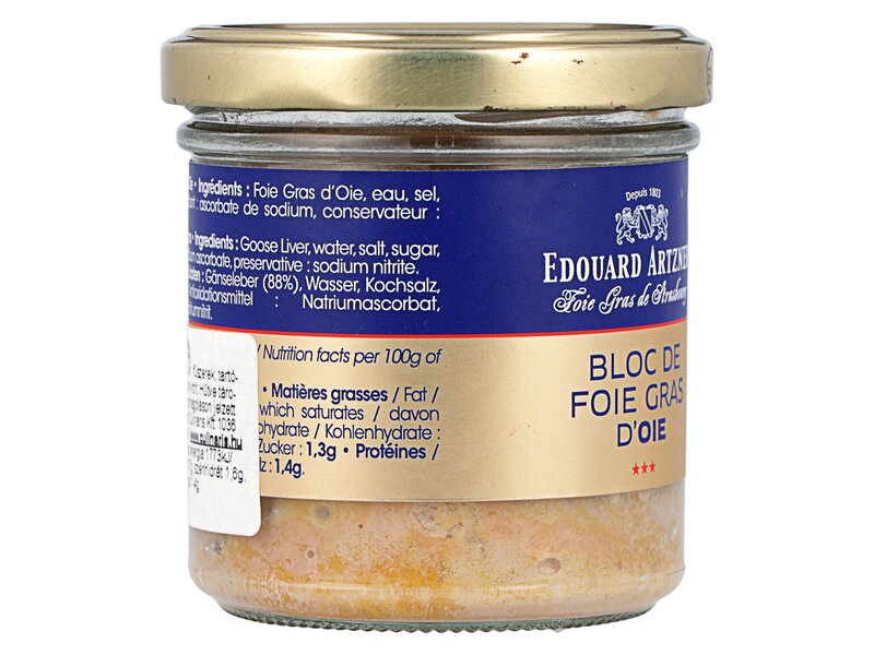 E.Artzner* bloc de foie gras d'oie 120g