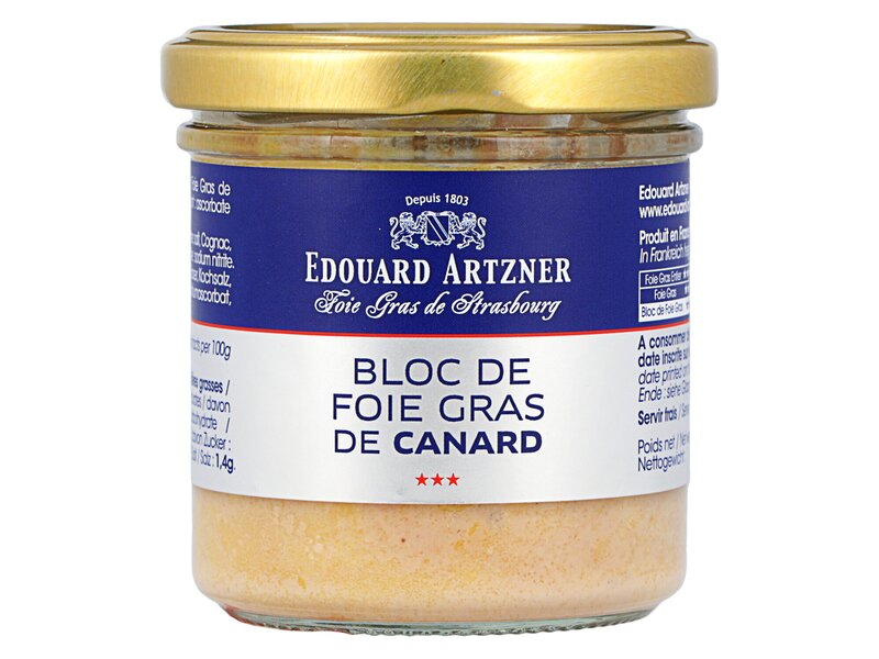 E.Artzner* bloc de foie gras canard 120g