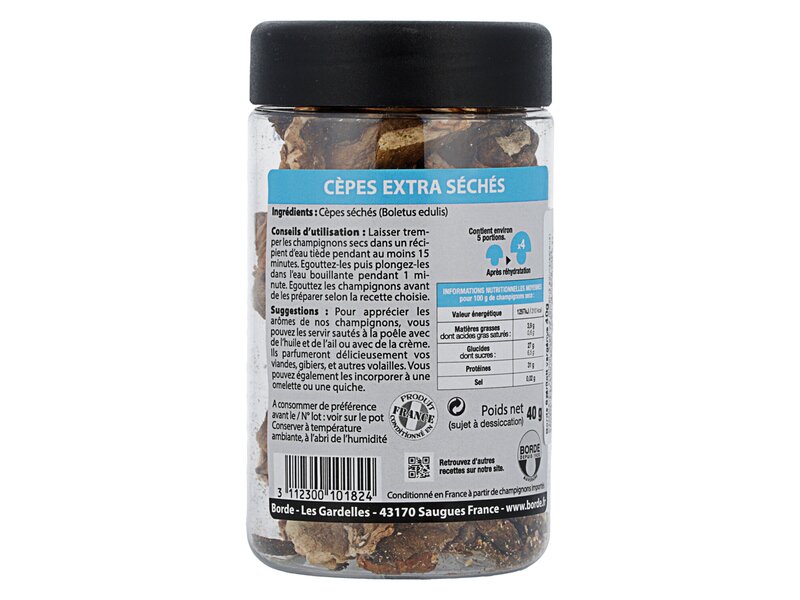 Borde Cépes extra séchés 40g