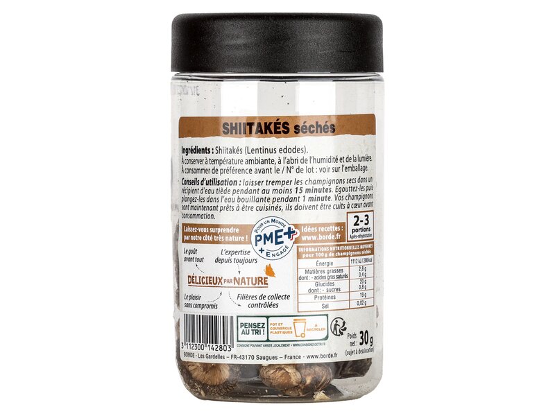 Borde Szárított Shiitake gomba 30g
