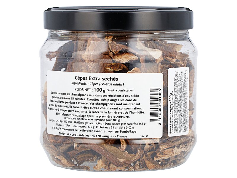 Borde Cépes extra séchés 100g