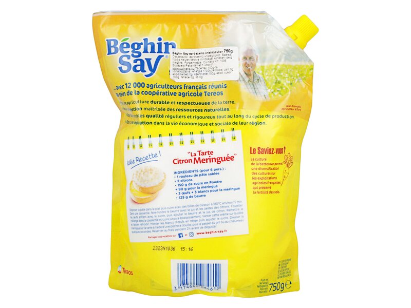 Béghin Say Sucre Poudre 750g
