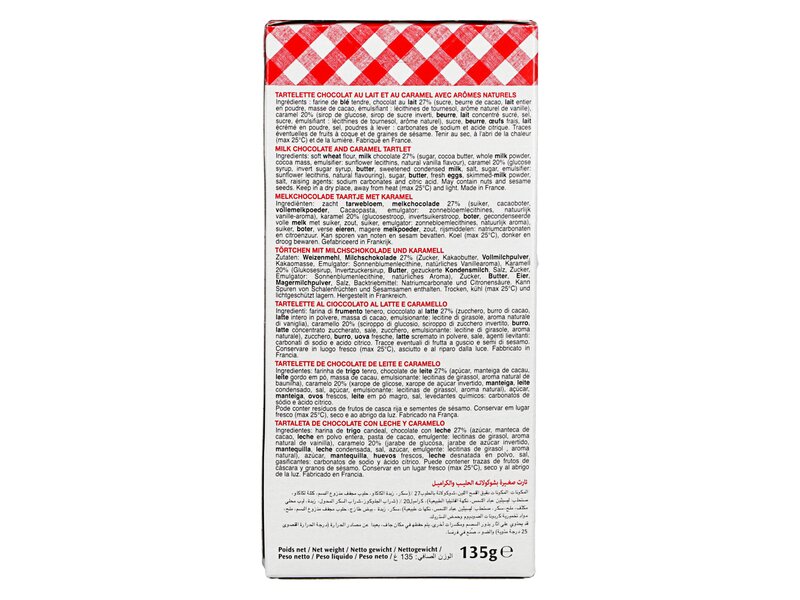 Bonne Maman Tartlets Chocolate & Caramel 135g