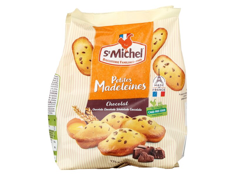St Michel csokoládé darabos francia Madeleine sütemény 175g