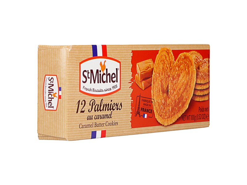 St Michel Palmiers 12 Caramel Butter Cookies 100g