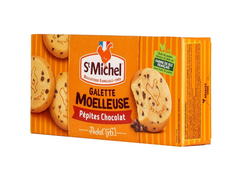St Michel Galette Moelleuse pépites Chocolat 180g