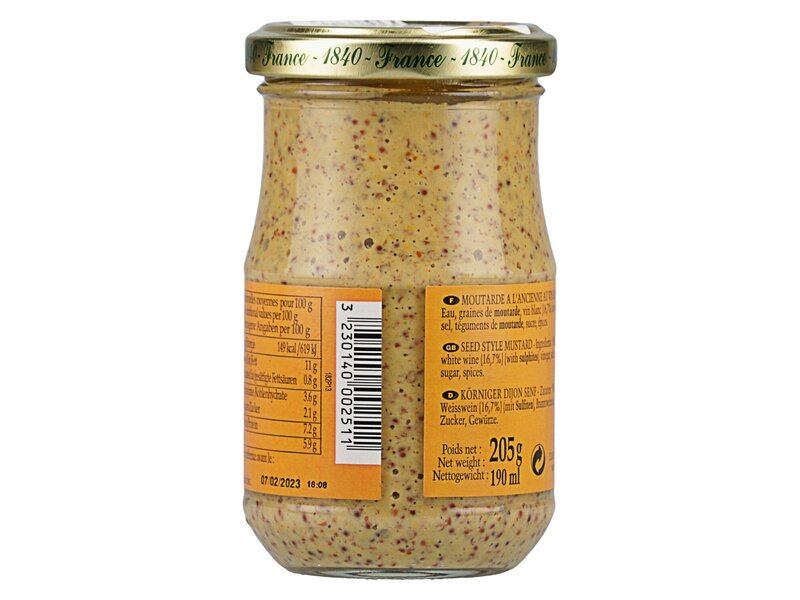 E.Fallot dijoni magos mustár 205g