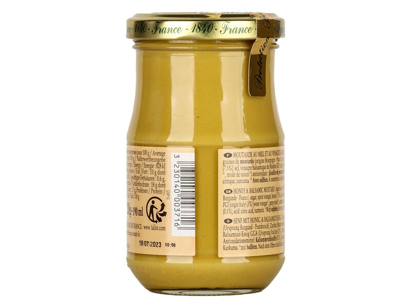Edmond Fallot dijoni mustár mézes-balzsamecetes 210g