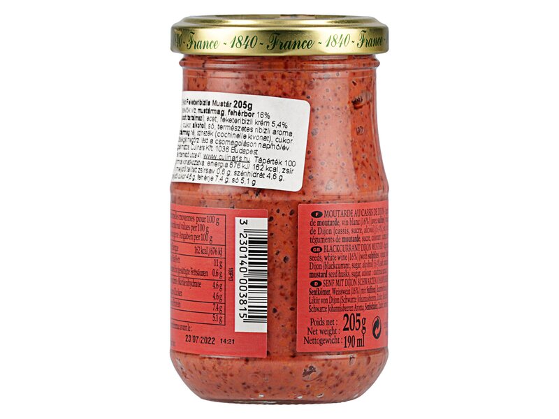 E.Fallot dijoni mustár ribizlis 205g