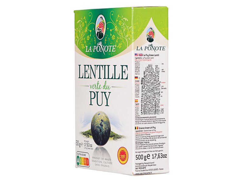 La Ponote PUY Lentille Verte AOP dobozos 500g