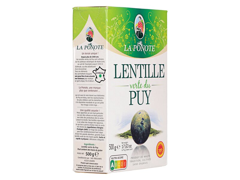 La Ponote PUY Lentille Verte AOP dobozos 500g