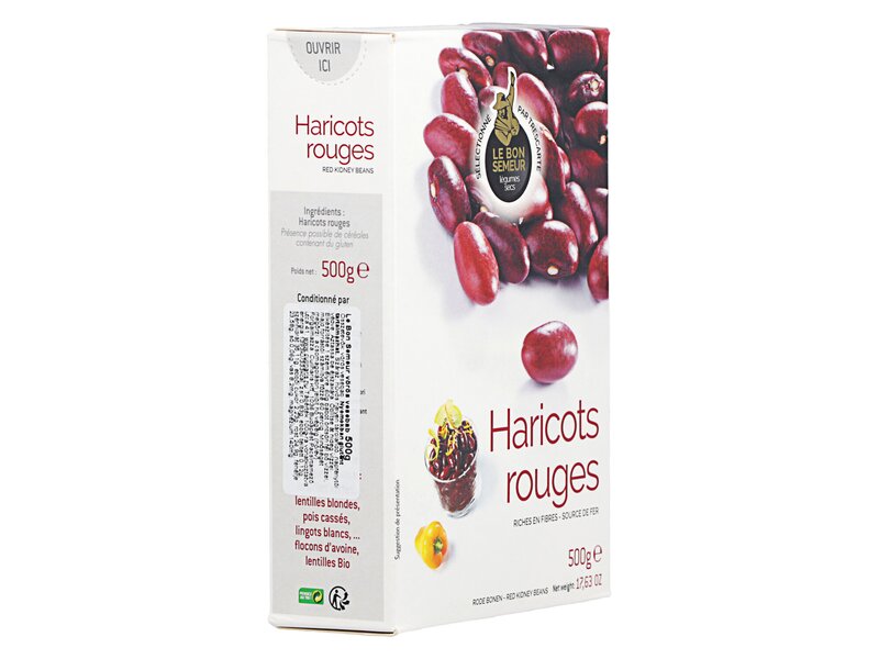 Le Bon Semeur Haricots rouges dobozos 500g