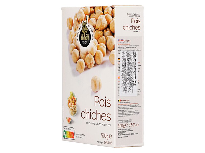 Le Bon Semeur Pois chiches dobozos 500g