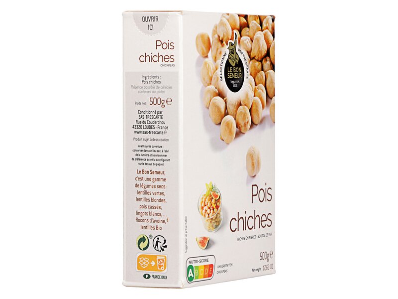 Le Bon Semeur Pois chiches dobozos 500g